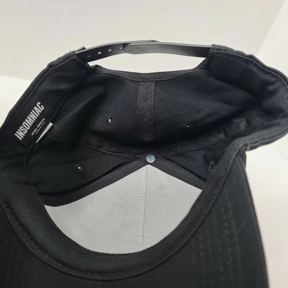 EDC Nocturnal Wonderland Lot of 2 SnapBack Black Baseball Hats Patch & Galaxy